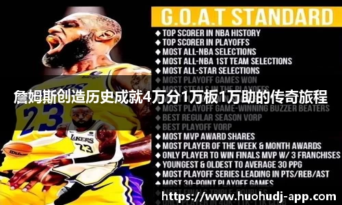 詹姆斯创造历史成就4万分1万板1万助的传奇旅程